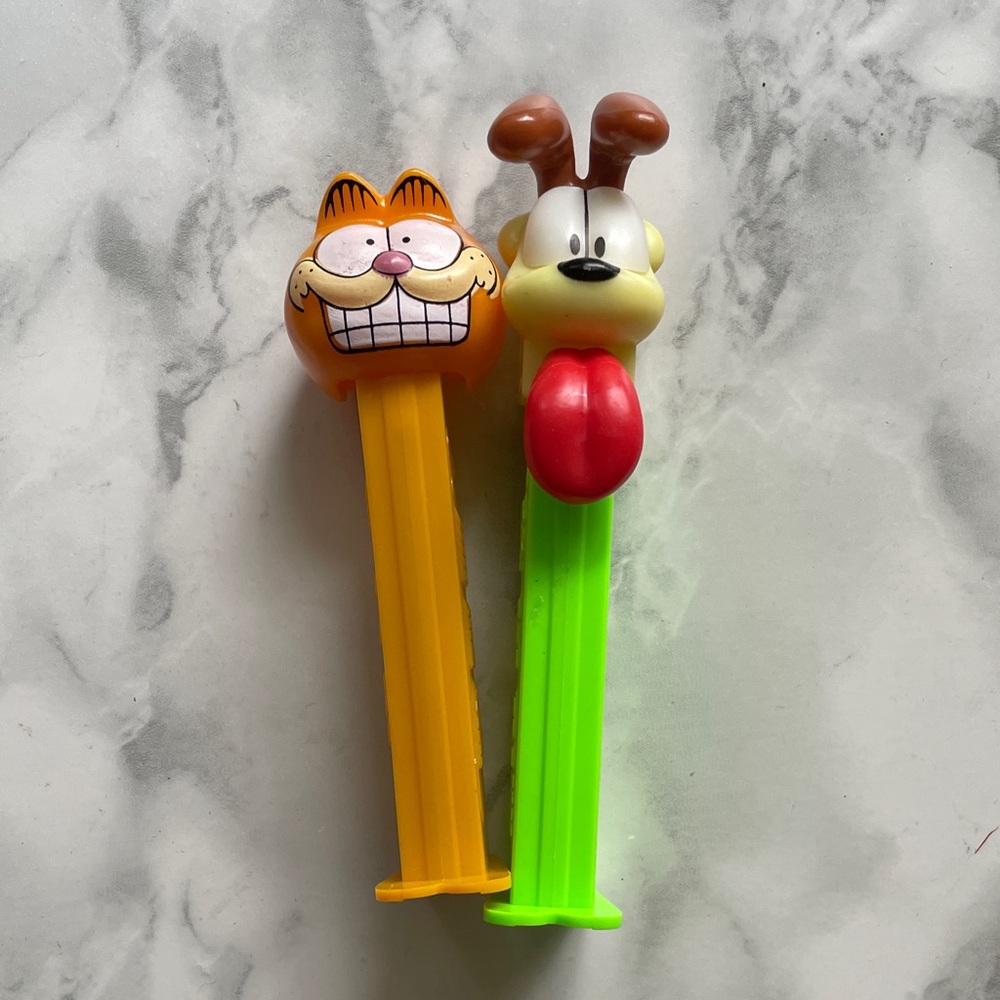 Vintage Garfield PEZ Lot –  Odie, Garfield - AS IS CONDITION. 70s